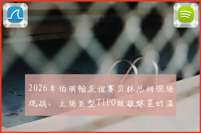 2026年伯明翰友谊赛贝林厄姆现场观战，主场巨型TIFO致敬球星的温情瞬间回顾