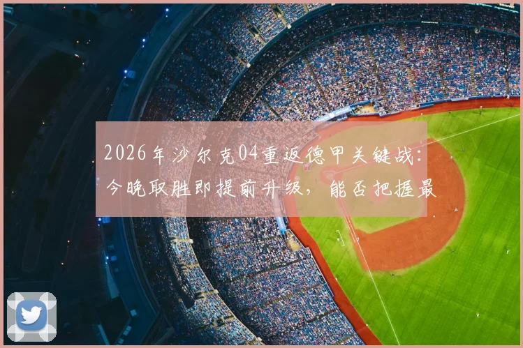 2026年沙尔克04重返德甲关键战：今晚取胜即提前升级，能否把握最后机会？附最新积分形势与赛程分析
